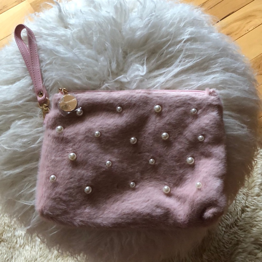 NWT wristlet purse/makeup bag